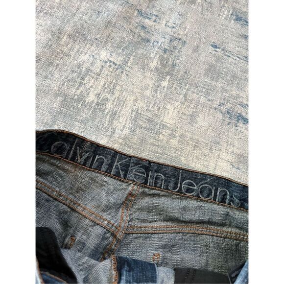 Calvin Klein Jeans Distressed Faded Straight Leg Men's 33 x 30 - Picture 3 of 6